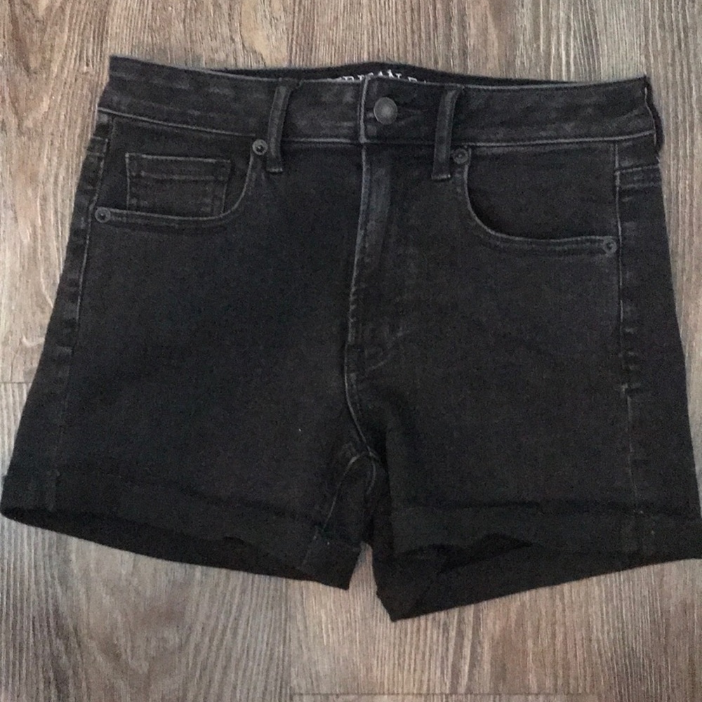 Black American Eagle Shorts